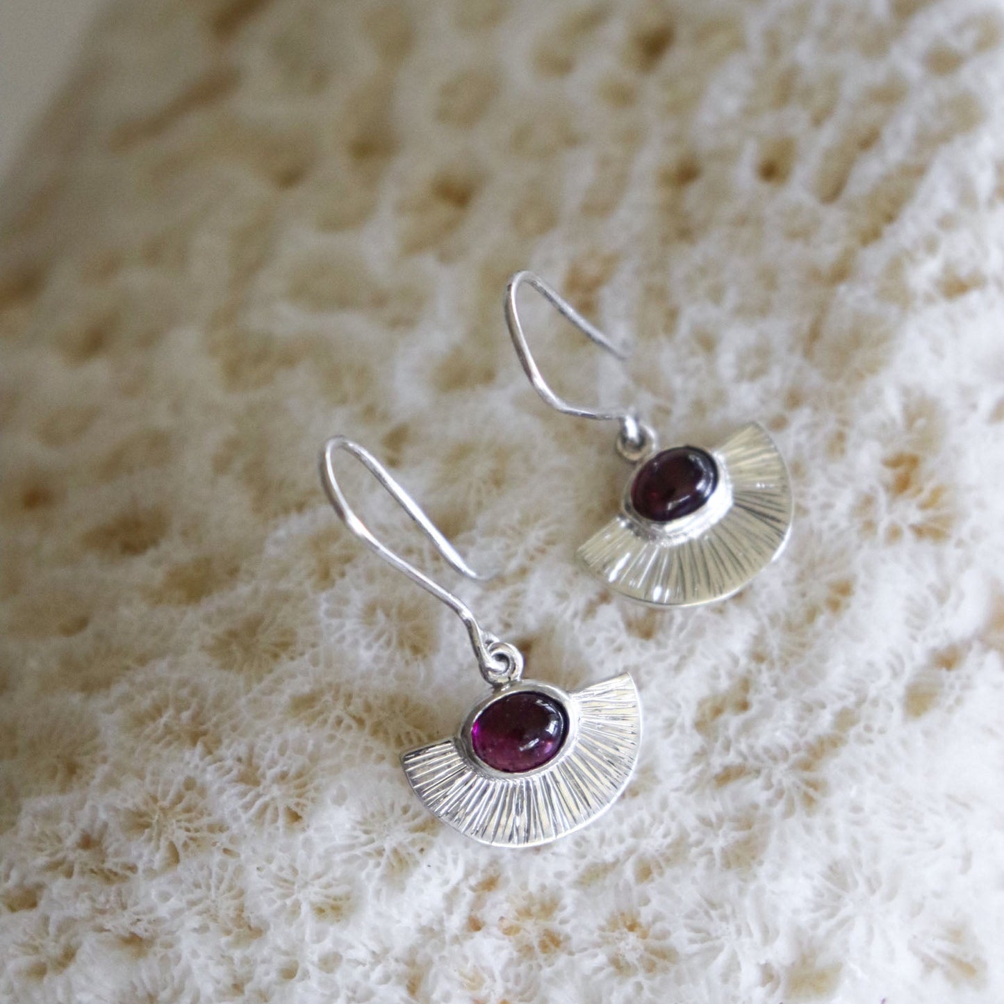 Stirling Silver ‘Light of Day’ Tourmaline Earrings