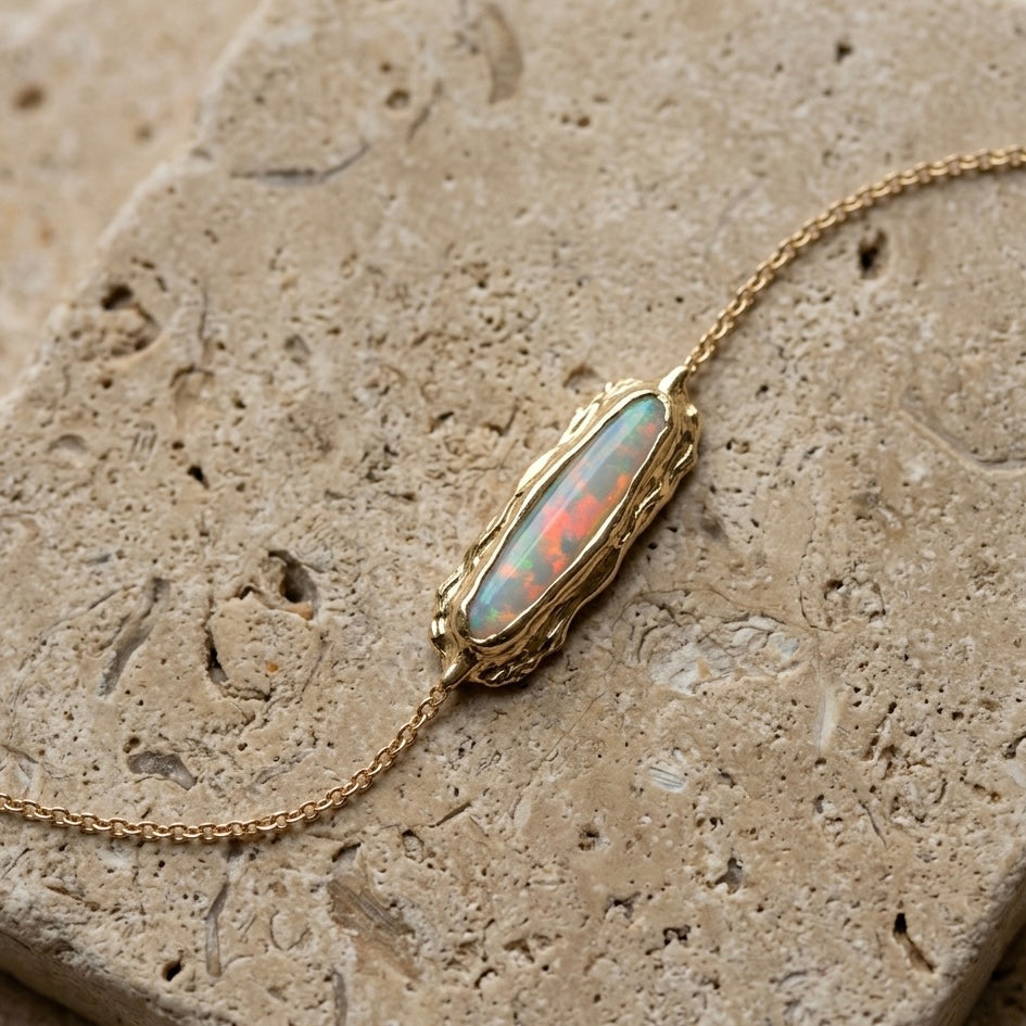 Oval Molten Opal Bracelet