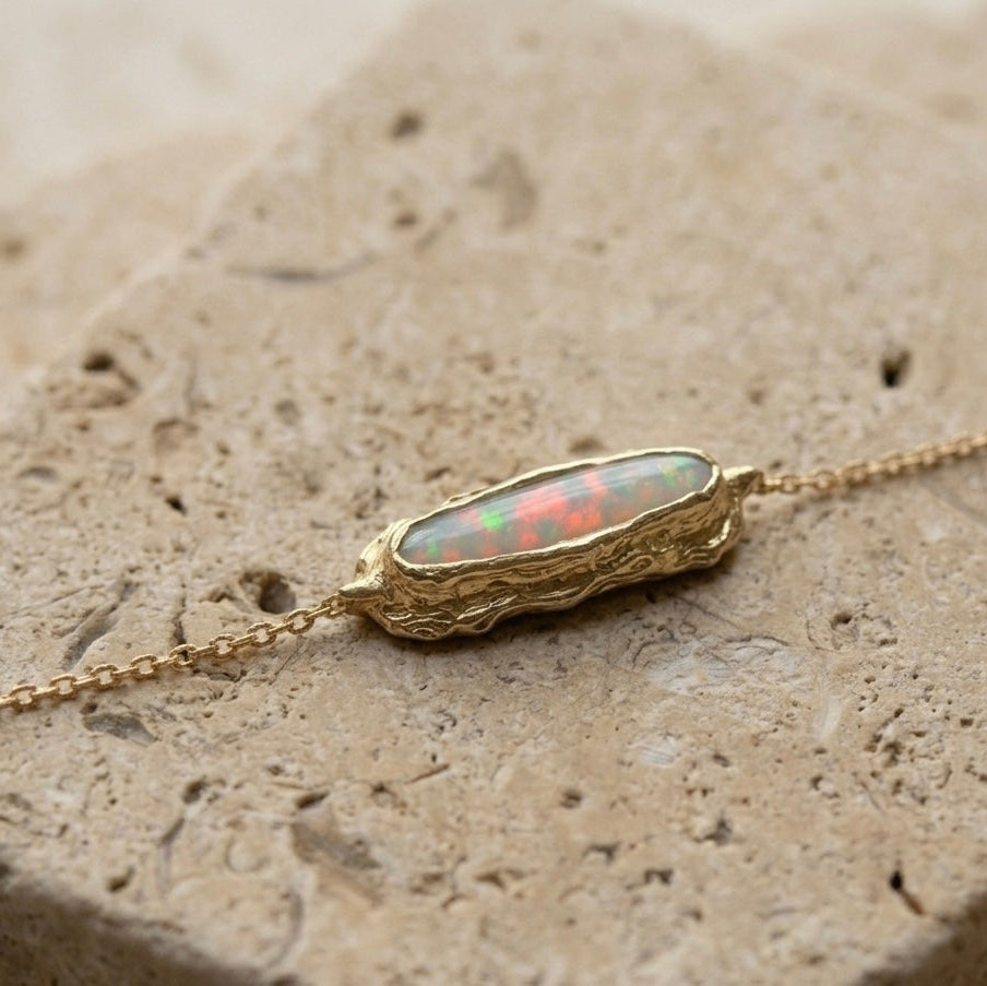 Oval Molten Opal Bracelet